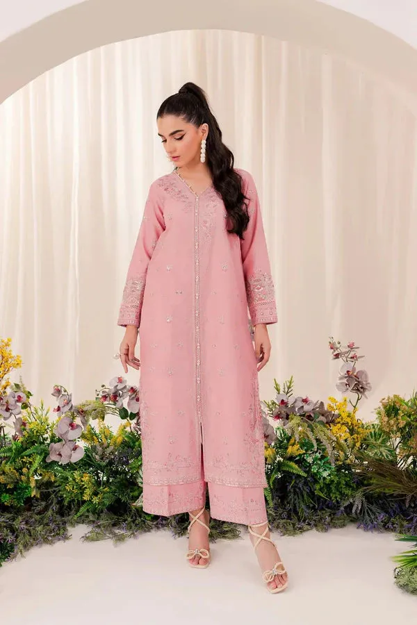 Dastak T-Pink Sequin Embroidered & Hand Embellished Suit