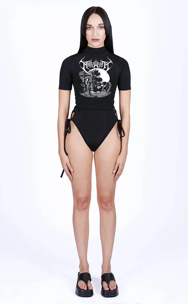 Day of Reckoning High Neck Swim Top