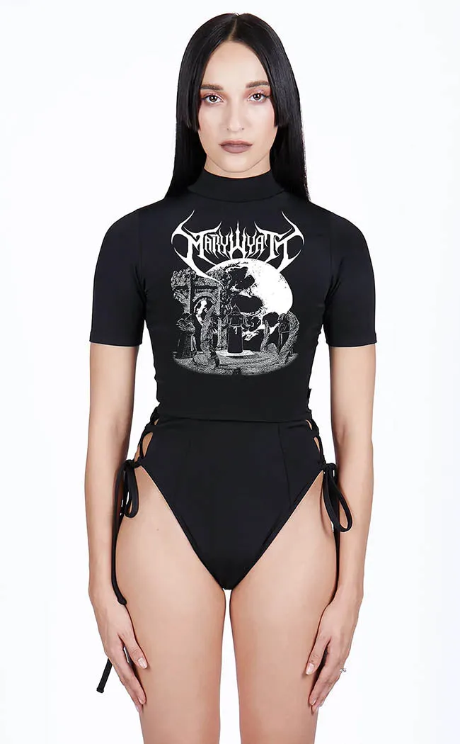 Day of Reckoning High Neck Swim Top