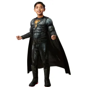 DC Comic Black Adam Deluxe Costume for Kids, Padded Jumpsuit