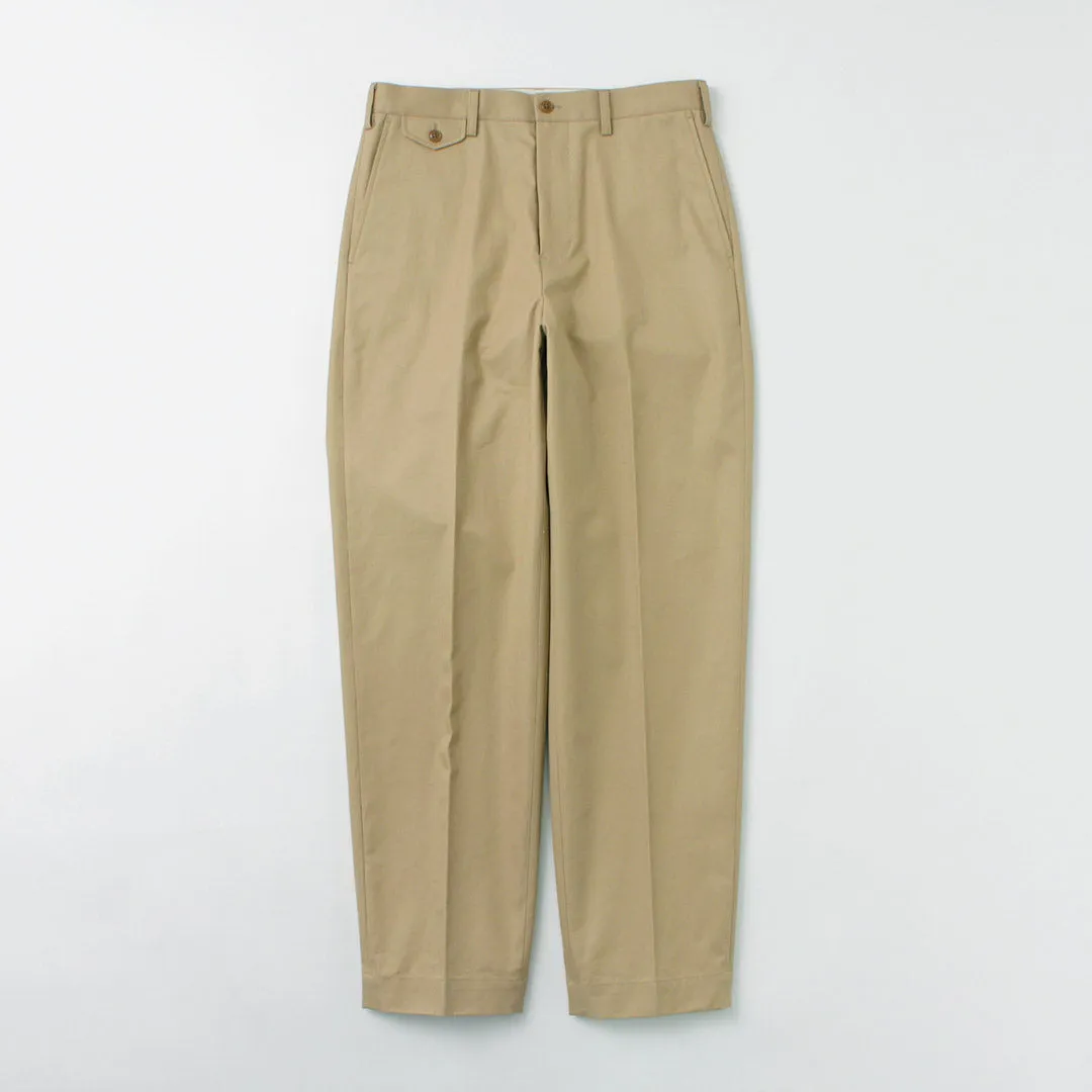 D.C.WHITE / High Density tapered pants