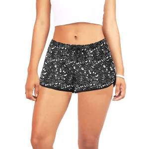 Disney Nightmare Before Christmas Everybody Scream Women's Relaxed Shorts