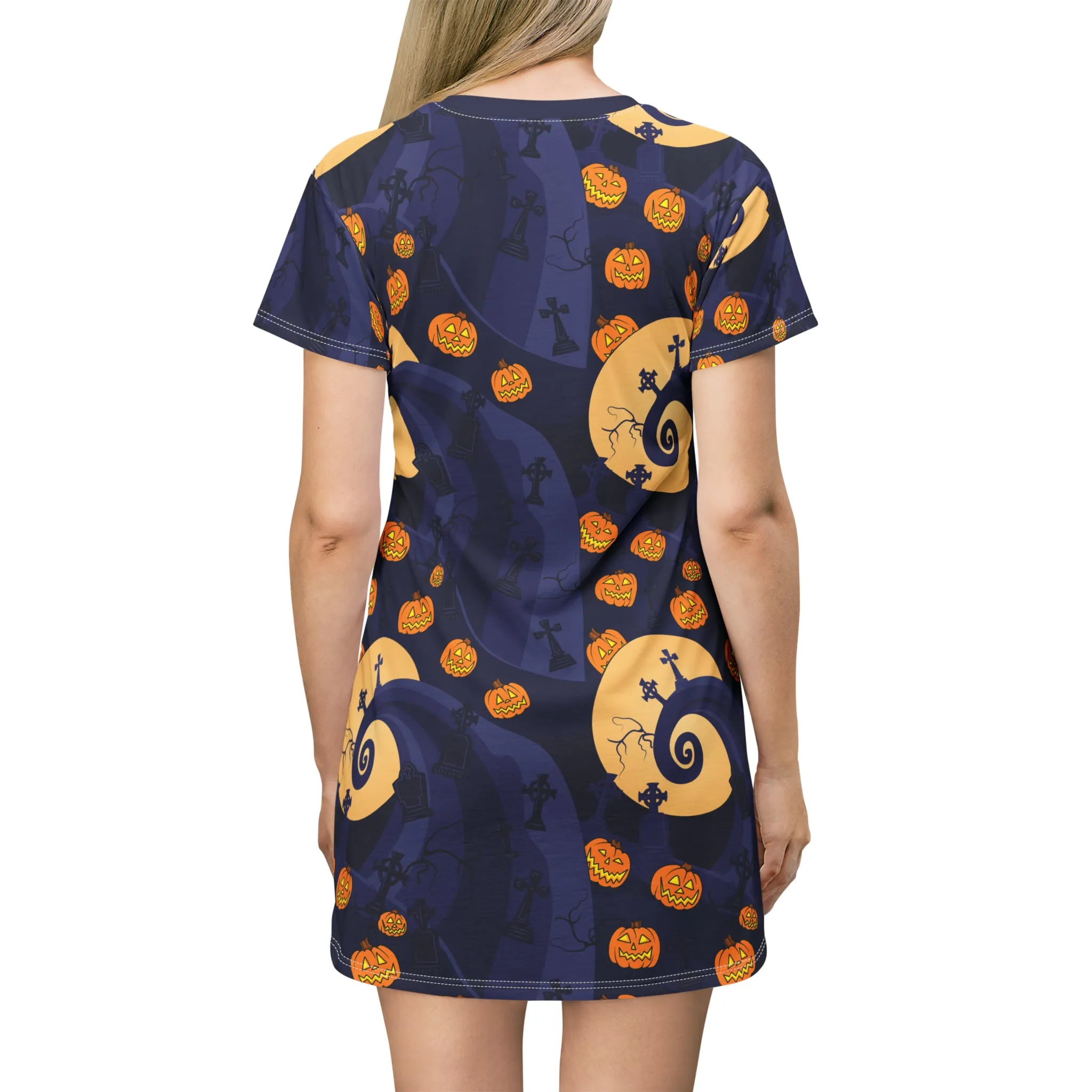 Disney Nightmare Before Christmas Jack's Hill T-Shirt Dress