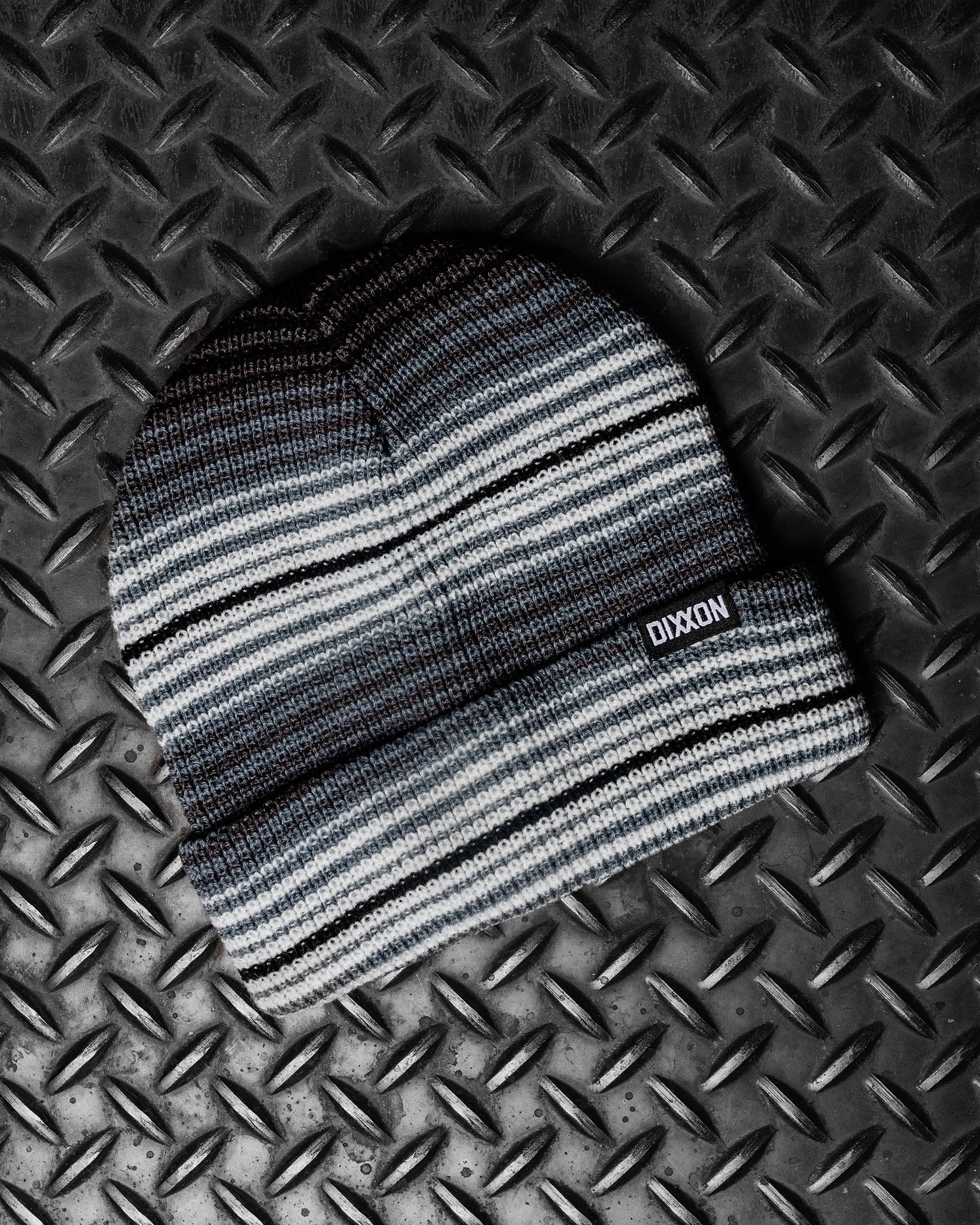 Dock Beanie - Black & Gray Serape