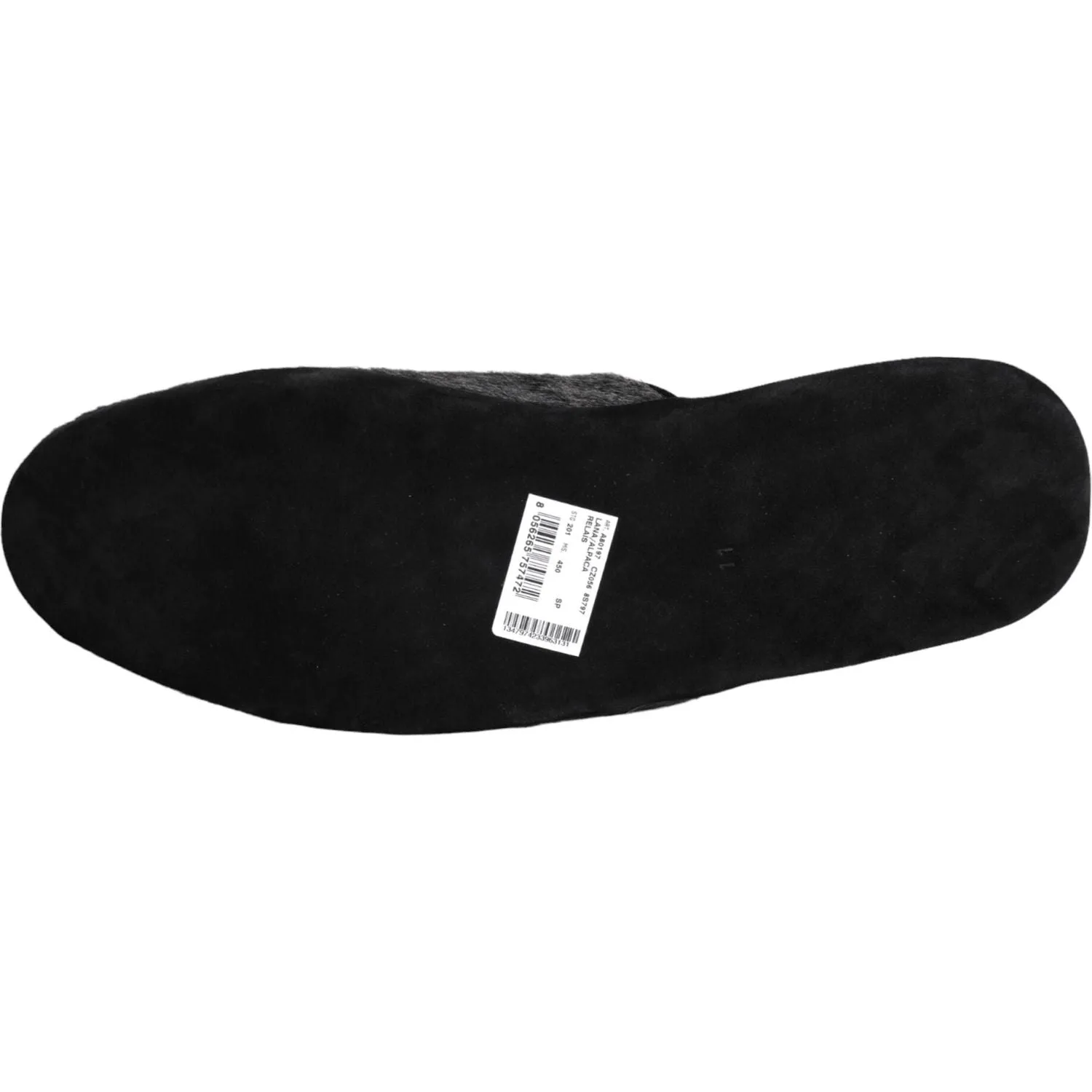 Dolce & Gabbana Black Faux Fur Slides Slippers Slip On Shoes