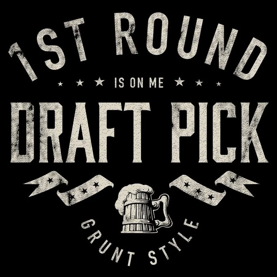 Draft Pick T-Shirt - Black