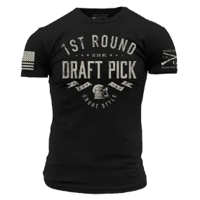 Draft Pick T-Shirt - Black