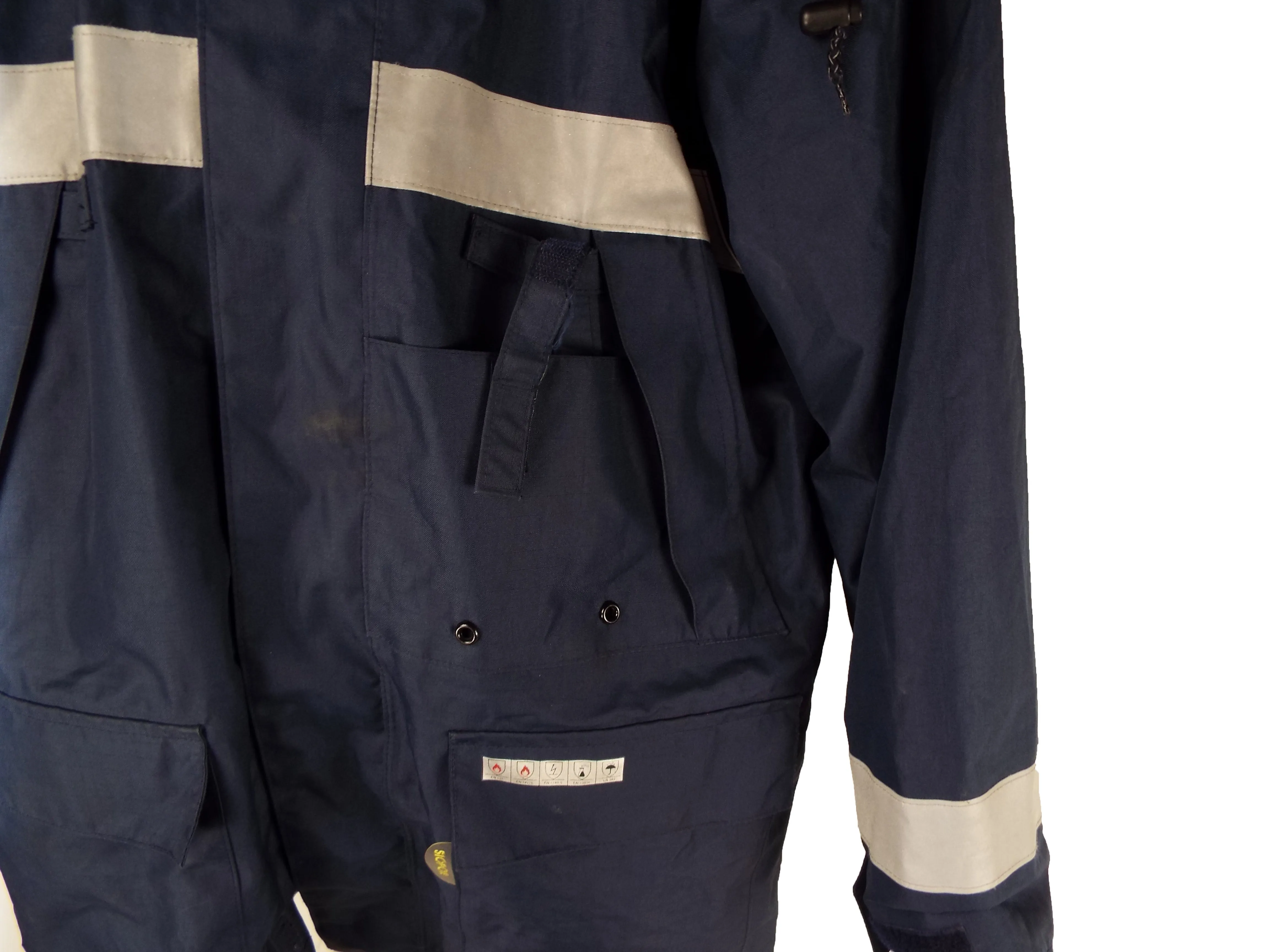 Dutch Navy Waterproof Jacket - DISTRESSED RANGE