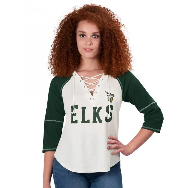 Edmonton Elks- Womens Rebel 3/4 Sleeve