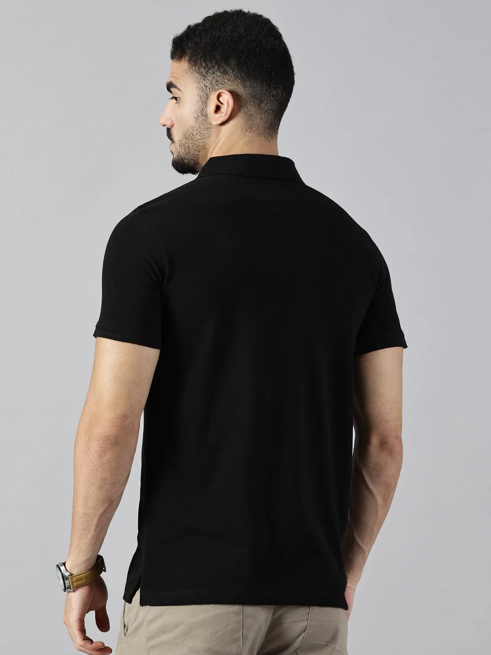 Everyday Black Polo T-Shirt