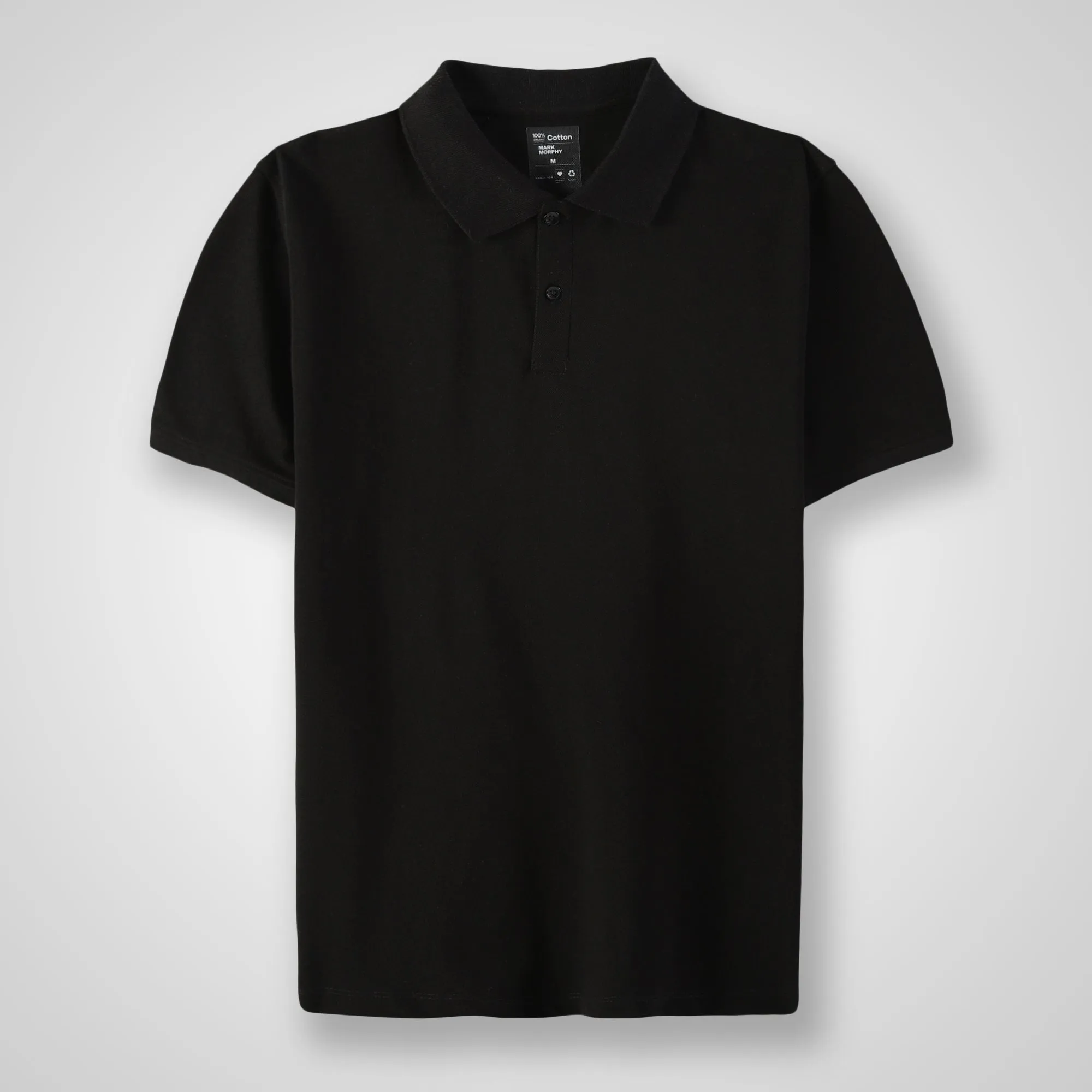 Everyday Black Polo T-Shirt