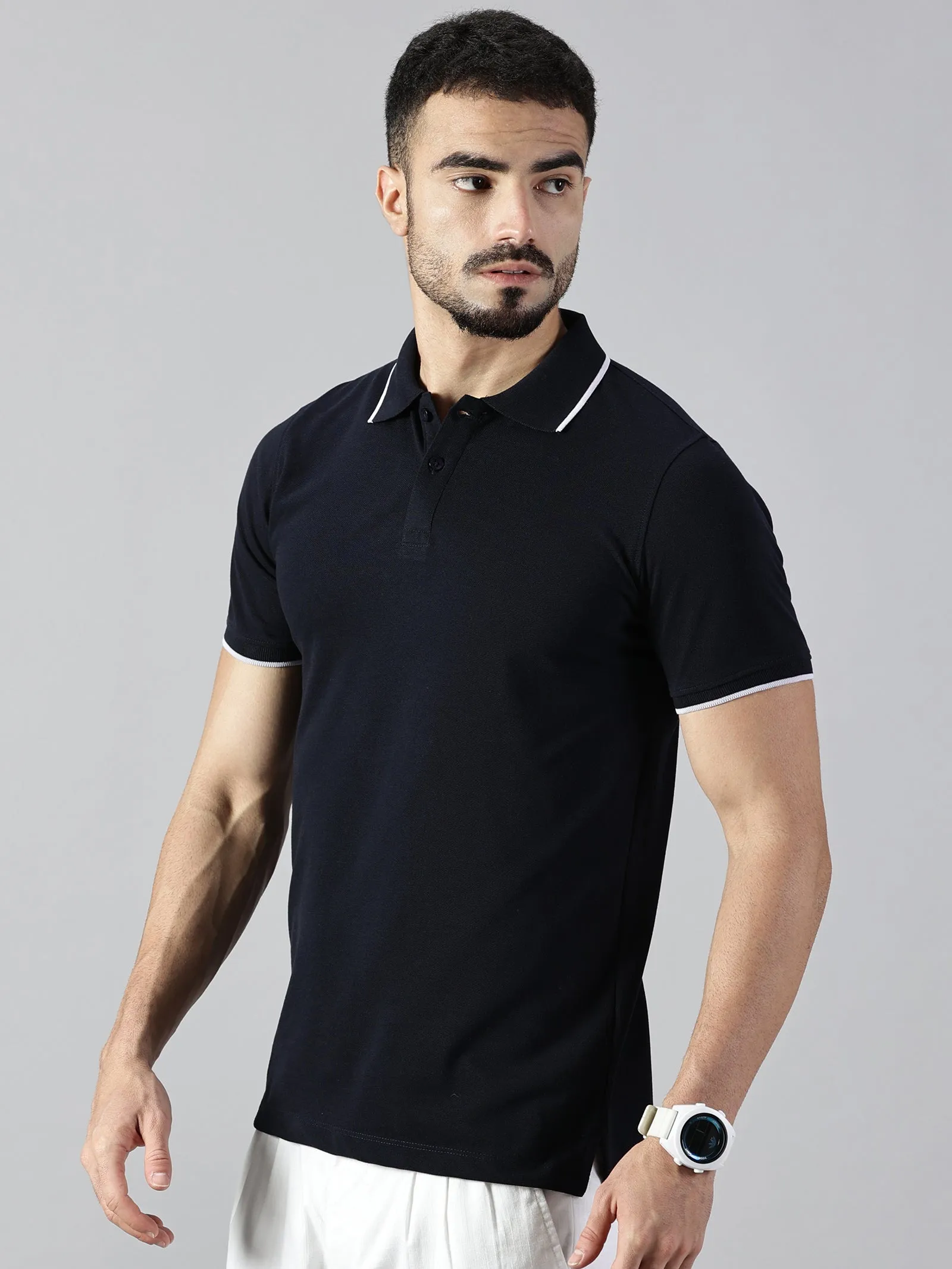 Everyday Deep Navy Blue Polo T-Shirt