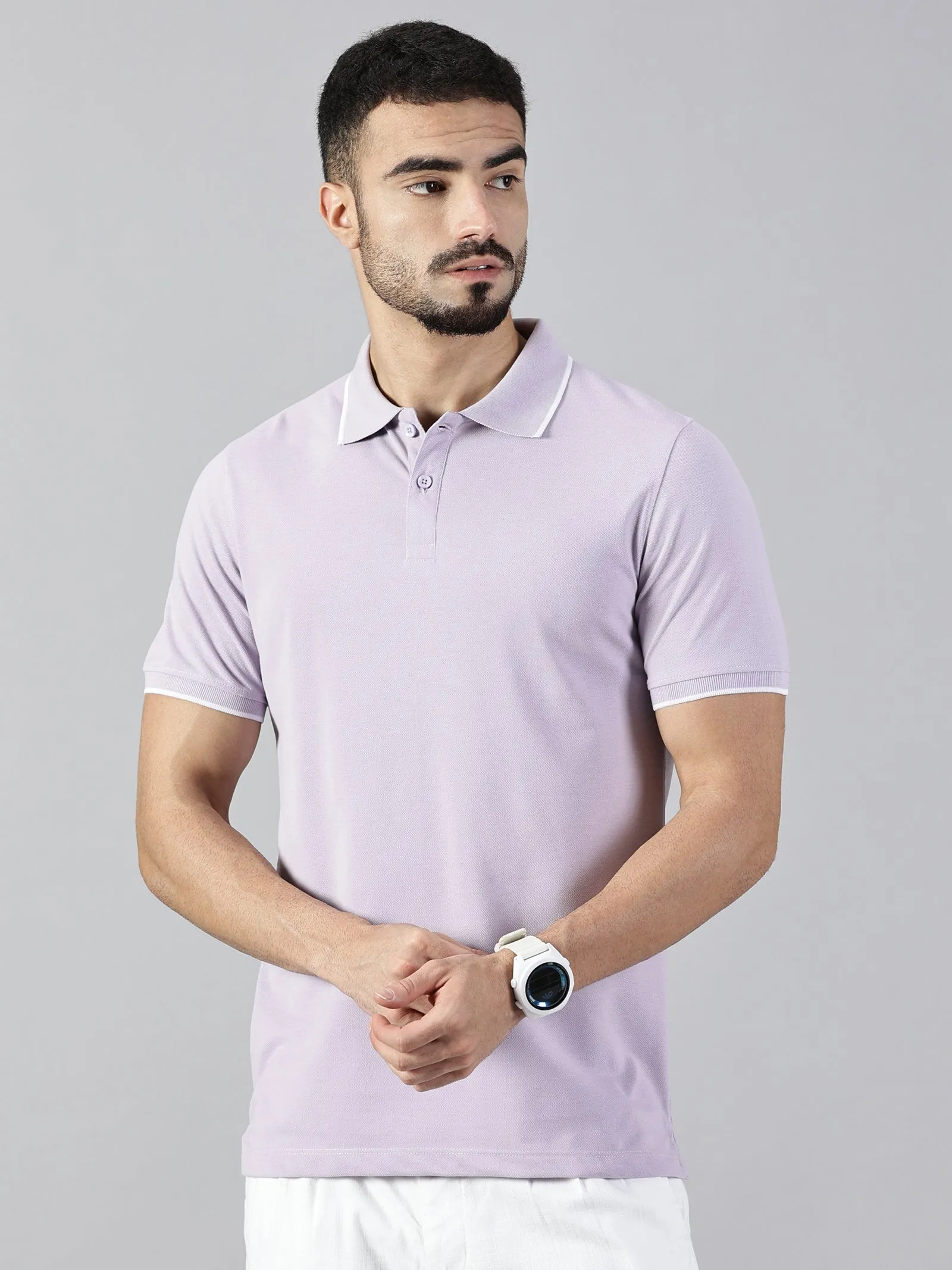 Everyday Lavender Polo T-Shirt