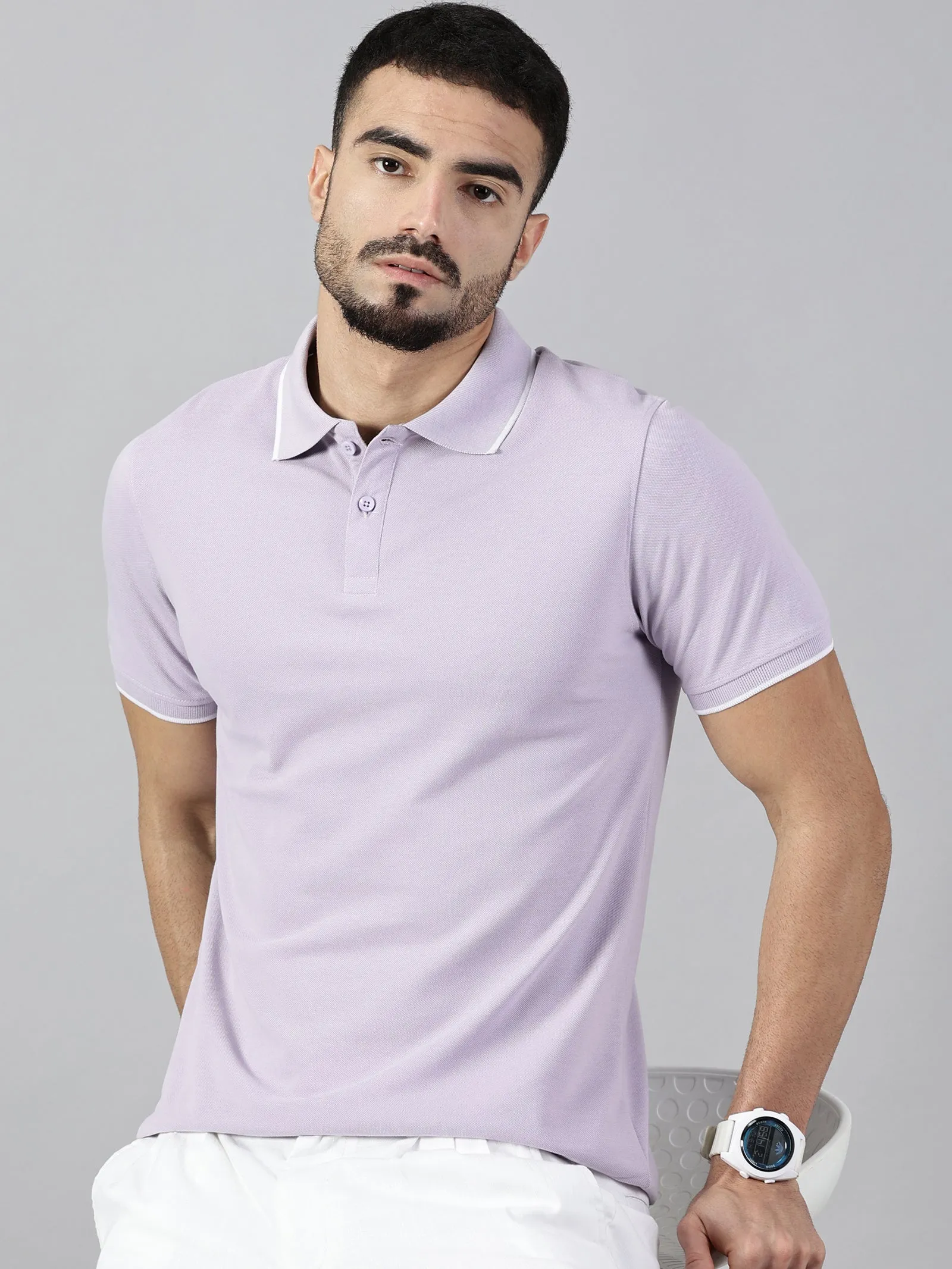 Everyday Lavender Polo T-Shirt