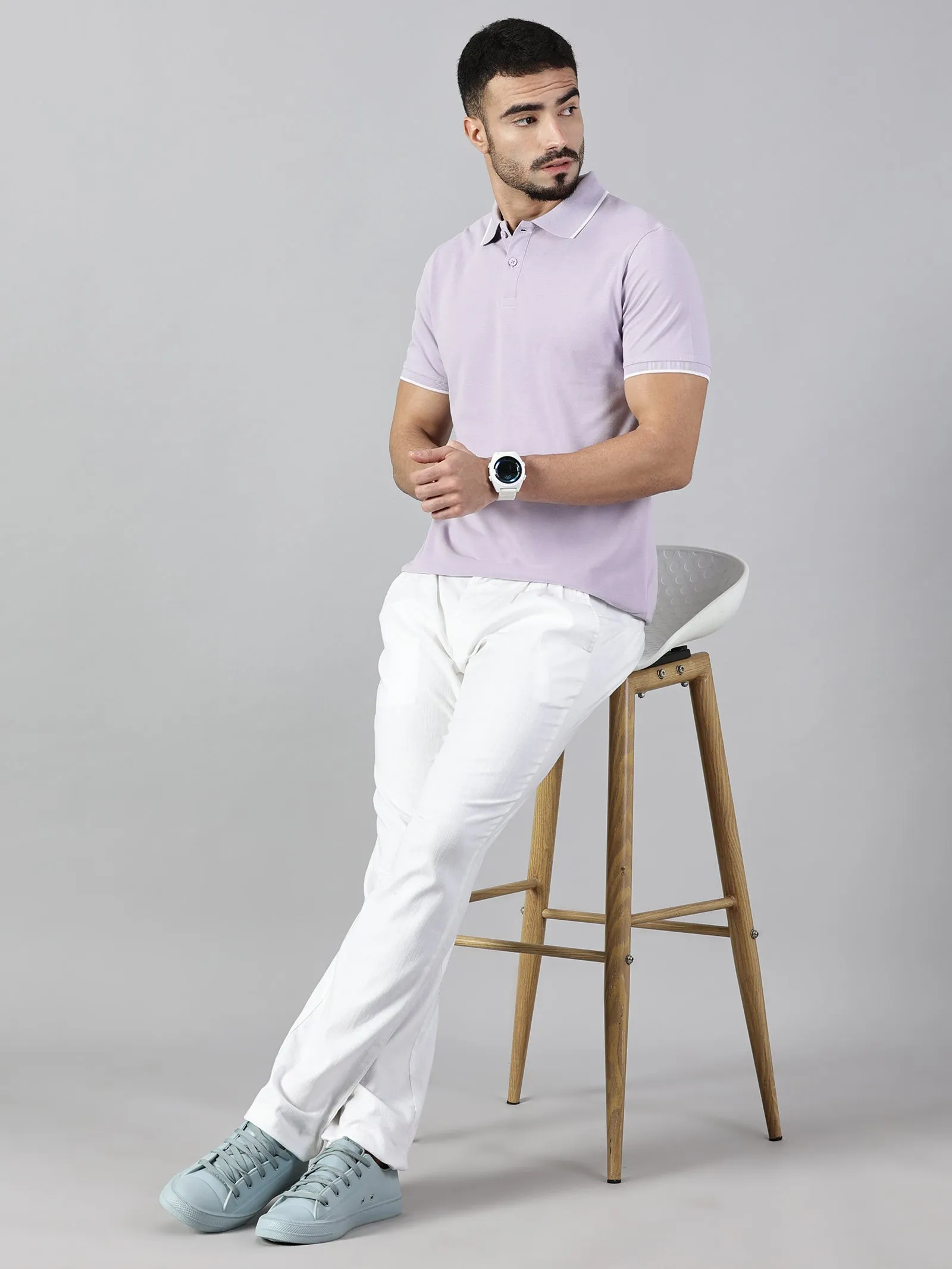 Everyday Lavender Polo T-Shirt