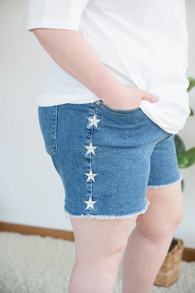 Follow the Stars Judy Blue Shorts [Online Exclusive]