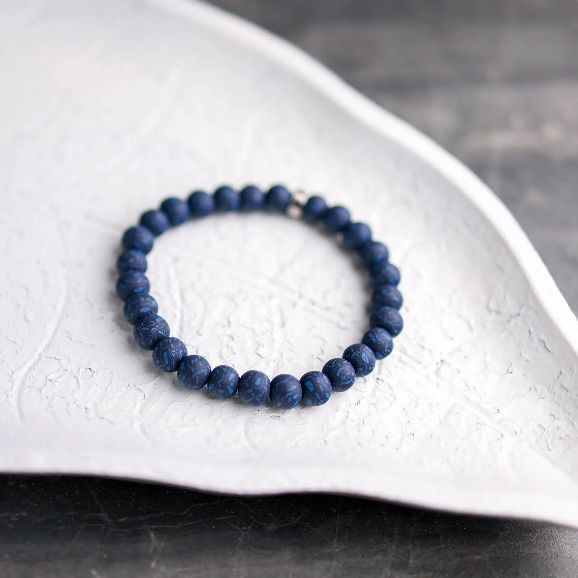 French Denim (Large) Stack Bracelet