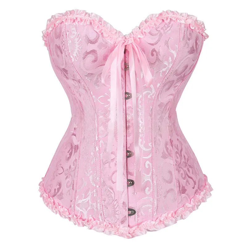 Funki Buys | Lingerie | Women's Pretty Overbust Corset | Bustier