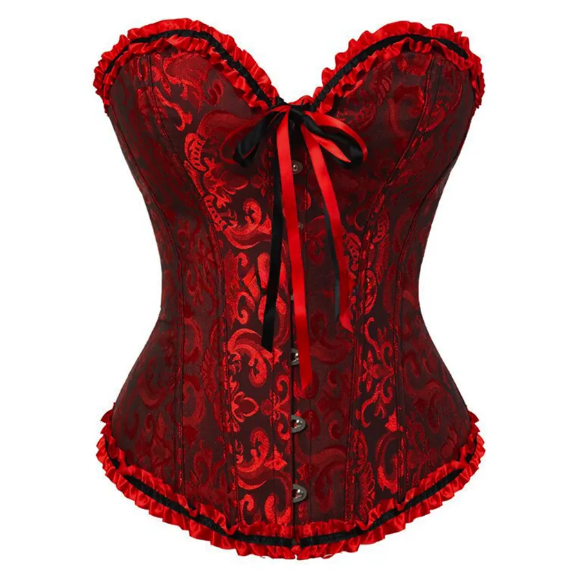 Funki Buys | Lingerie | Women's Pretty Overbust Corset | Bustier