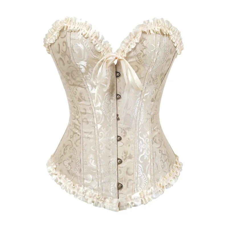 Funki Buys | Lingerie | Women's Pretty Overbust Corset | Bustier