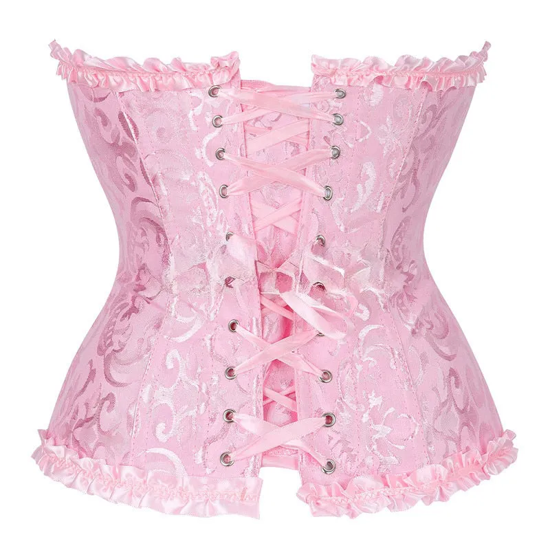 Funki Buys | Lingerie | Women's Pretty Overbust Corset | Bustier