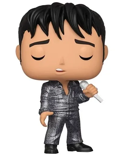 Funko Pop! Vinyl Elvis Presley 68 Comeback Special (Diamond Glitter)