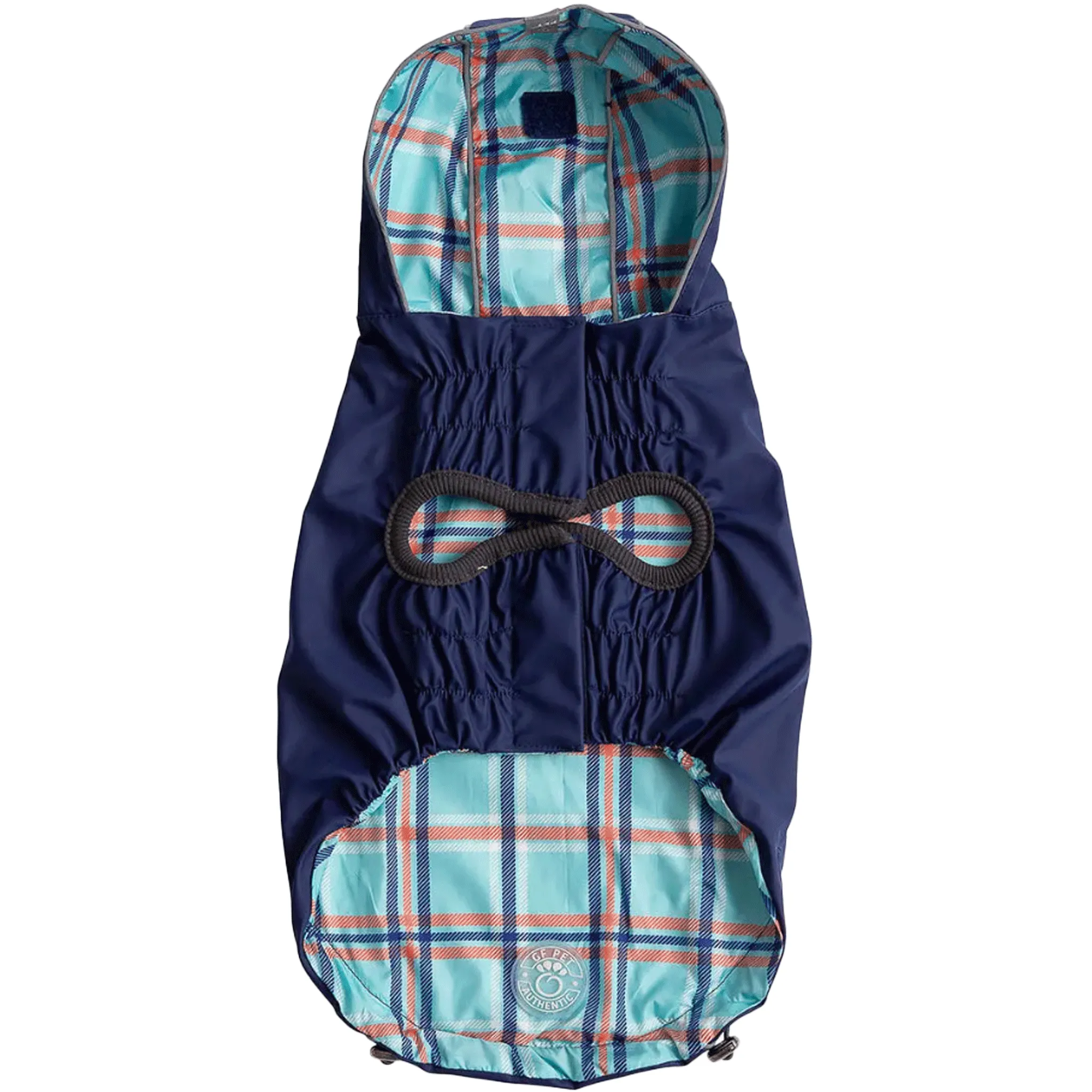 GF Pet Reversible Navy Dog Rain Jacket