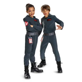 Ghostbusters: Frozen Empire Engineering Classic Costume for Kids, Black Jumpsuit