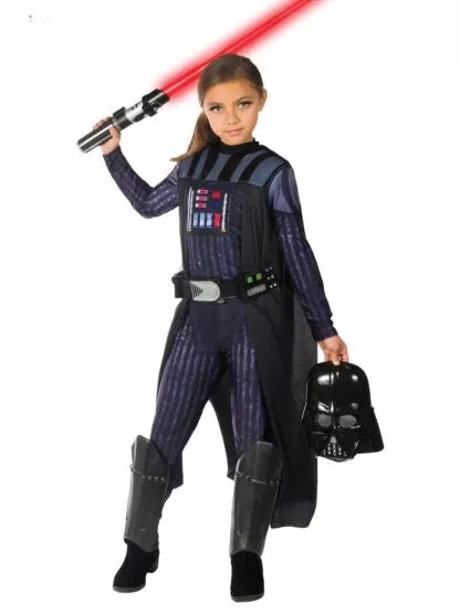 Girls Costume - Darth Vader Deluxe Costume