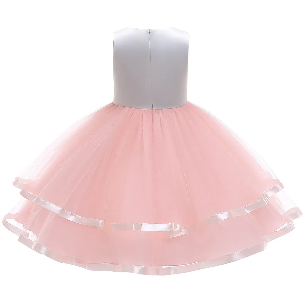 Girls' Unicorn Dress Princess Dress Kids' Skirt Christmas Dress Gauze Dress Kids Dress