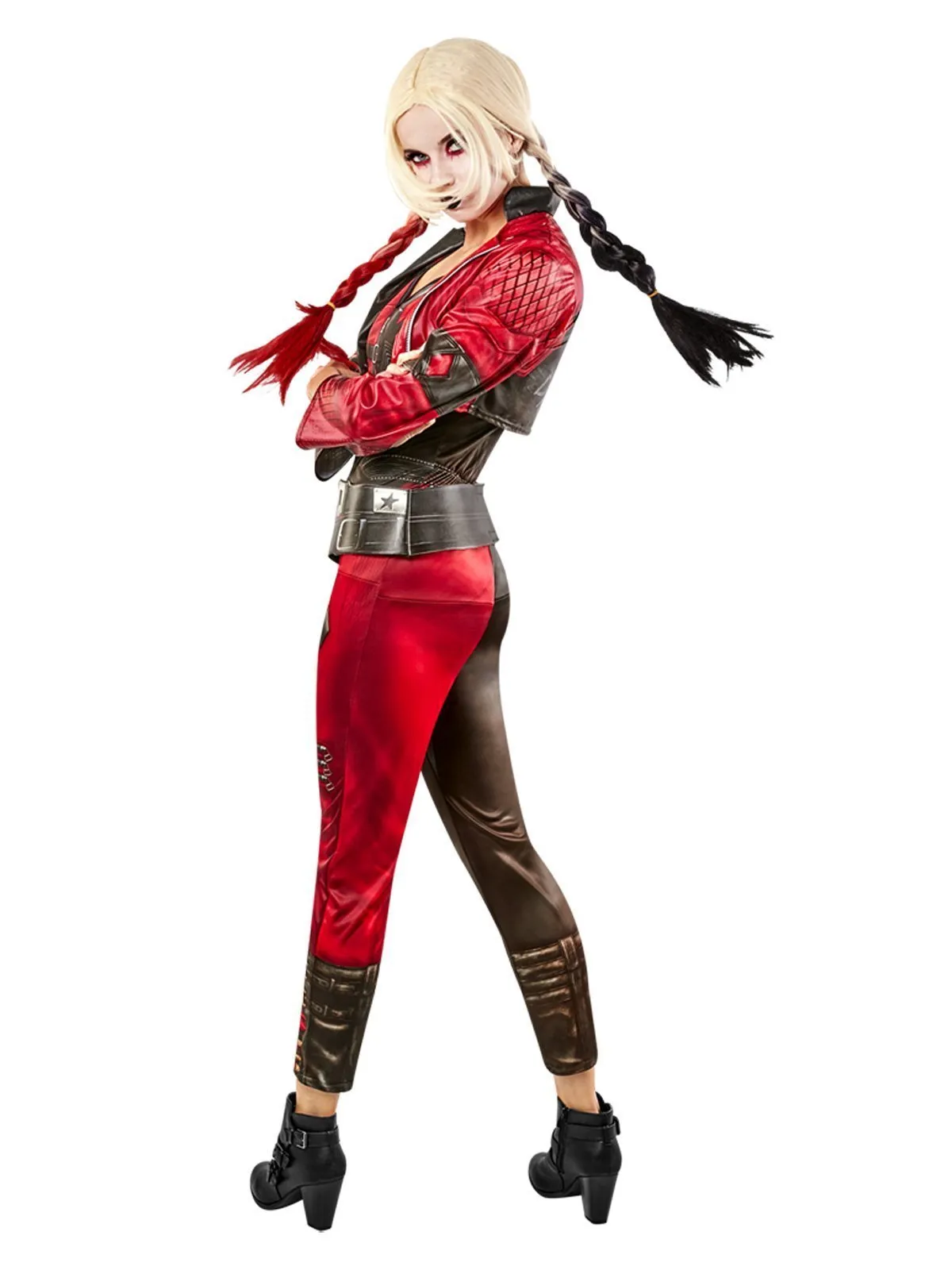 Harley Quinn Jumpsuit Costume for Adults - Warner Bros Suicide Squad 2