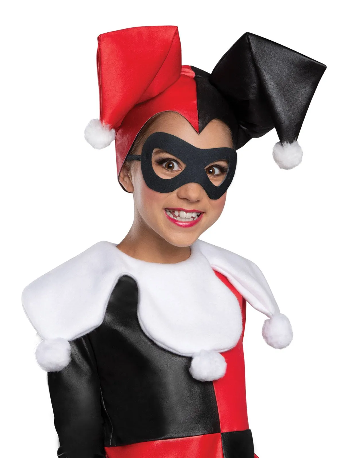 Harley Quinn Jumpsuit Costume for Kids - Warner Broc DC Super Hero Girls