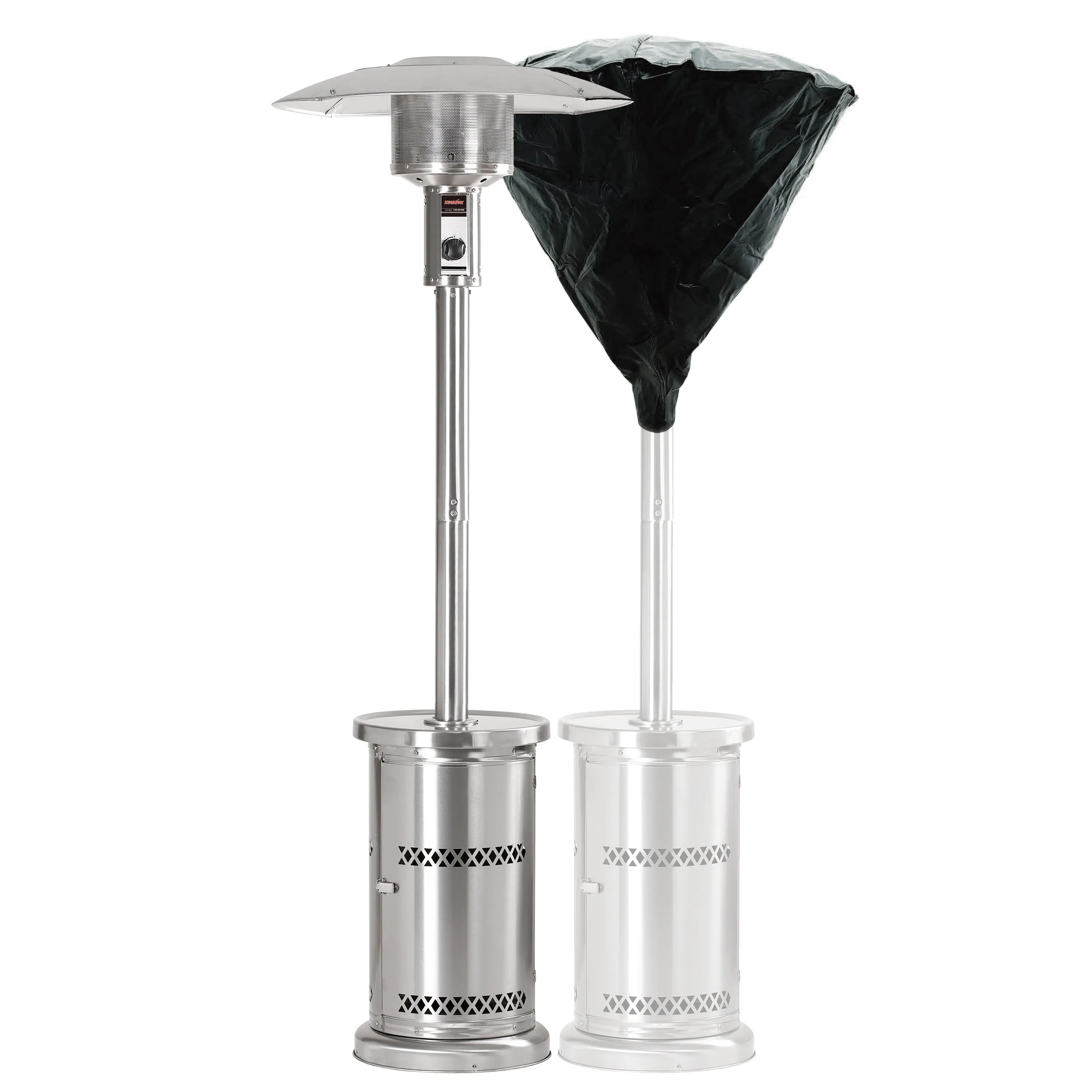 HEATMAXX Stainless Outdoor Gas Patio Heater