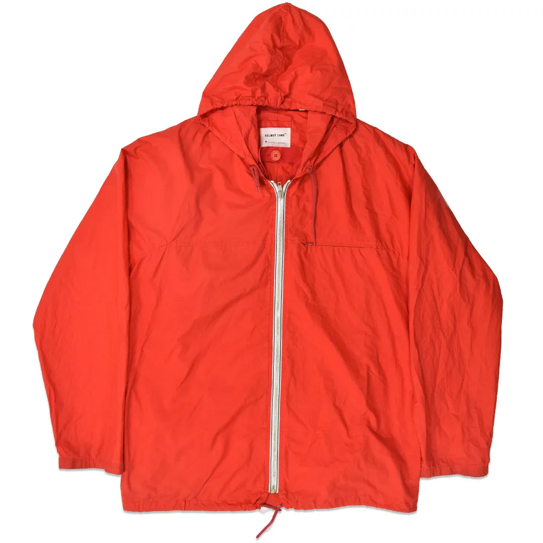 Helmut Lang Red Packable Bondage Raincoat A/W99 OS/46