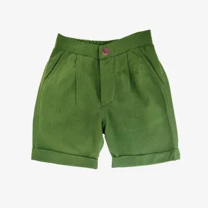 Ikeda Designs Solid color Shorts- Olive Green