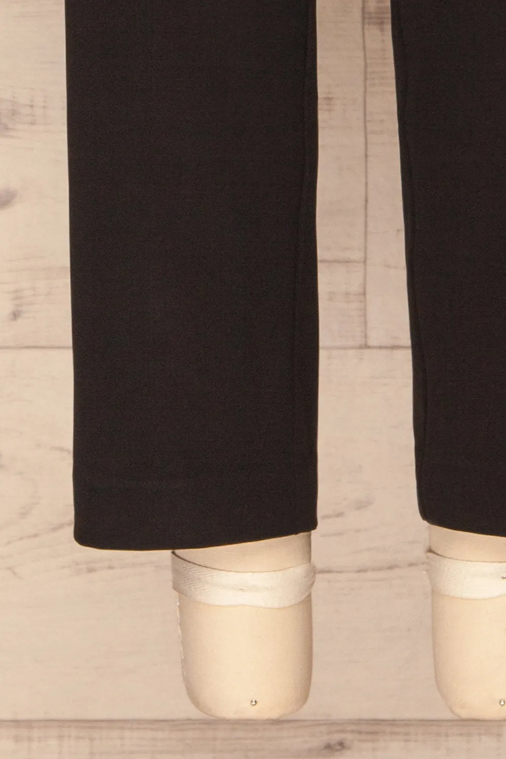 Issie Pepper | Black Straight Leg Pants