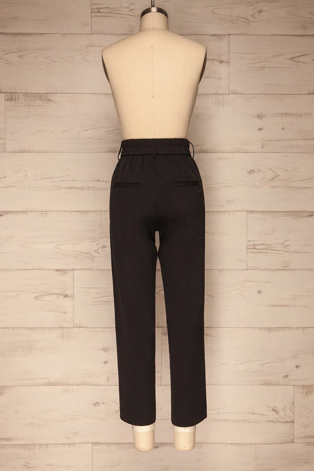 Issie Pepper | Black Straight Leg Pants