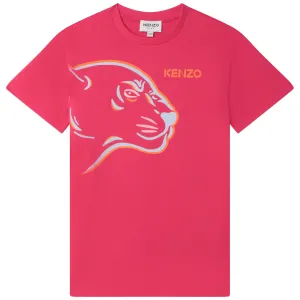 Kenzo Fuchsia T-Shirt Dress