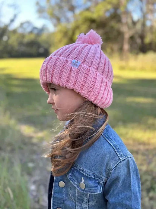 Kids Knitted Beanie | Galah