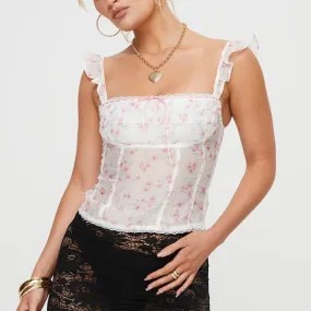 Lace Micro Transparent Floral Sexy Short Small Slip Top Vest