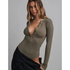 Lara Bodysuit Khaki