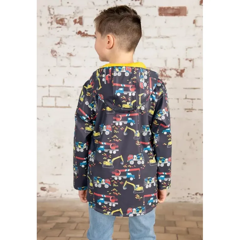 Lighthouse Boys Jacket Anchor Construction Print