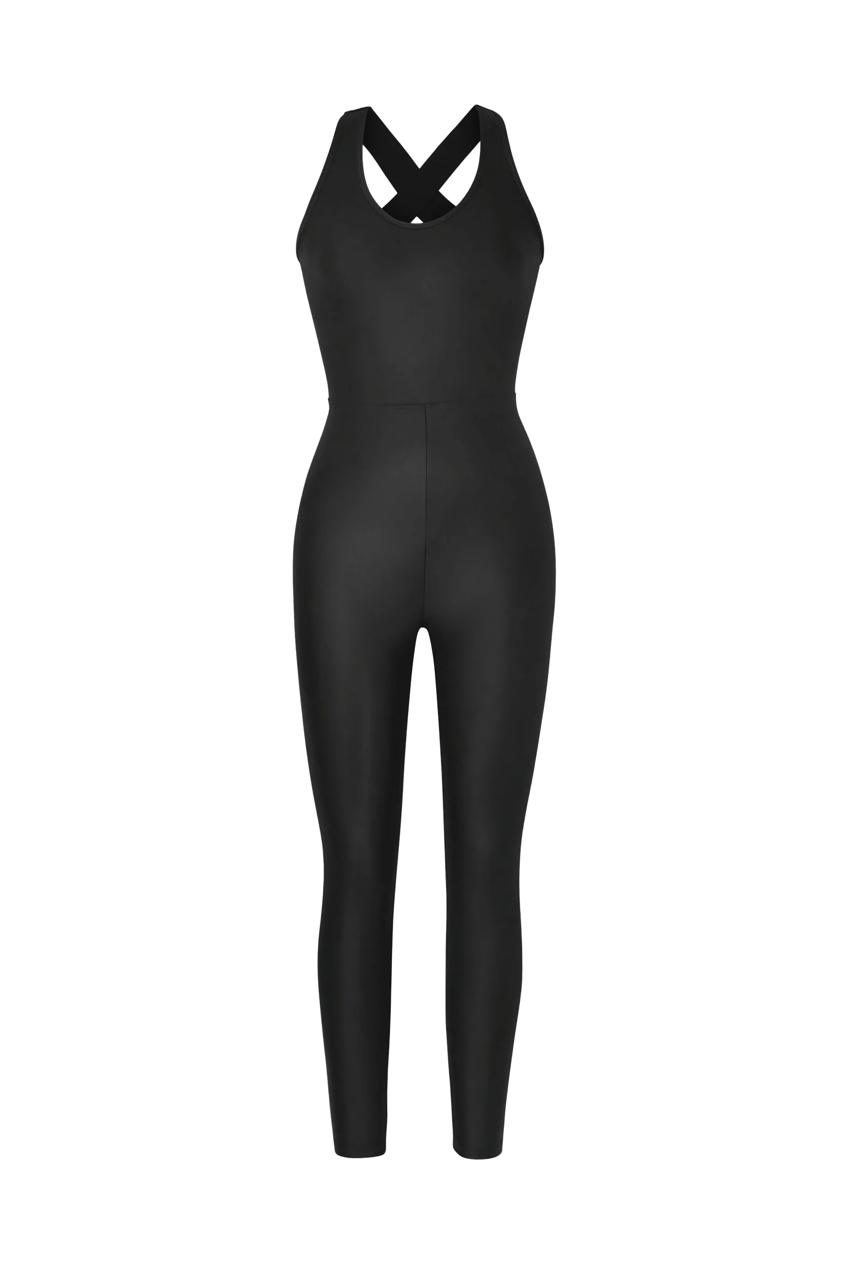 Liquid Vixen Jumpsuit - Black Gloss