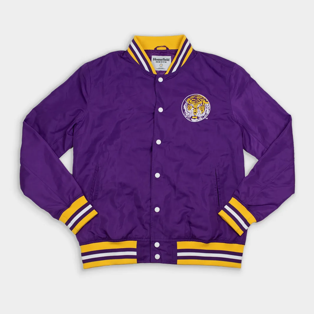 LSU Tigers Retro Bomber Jacket