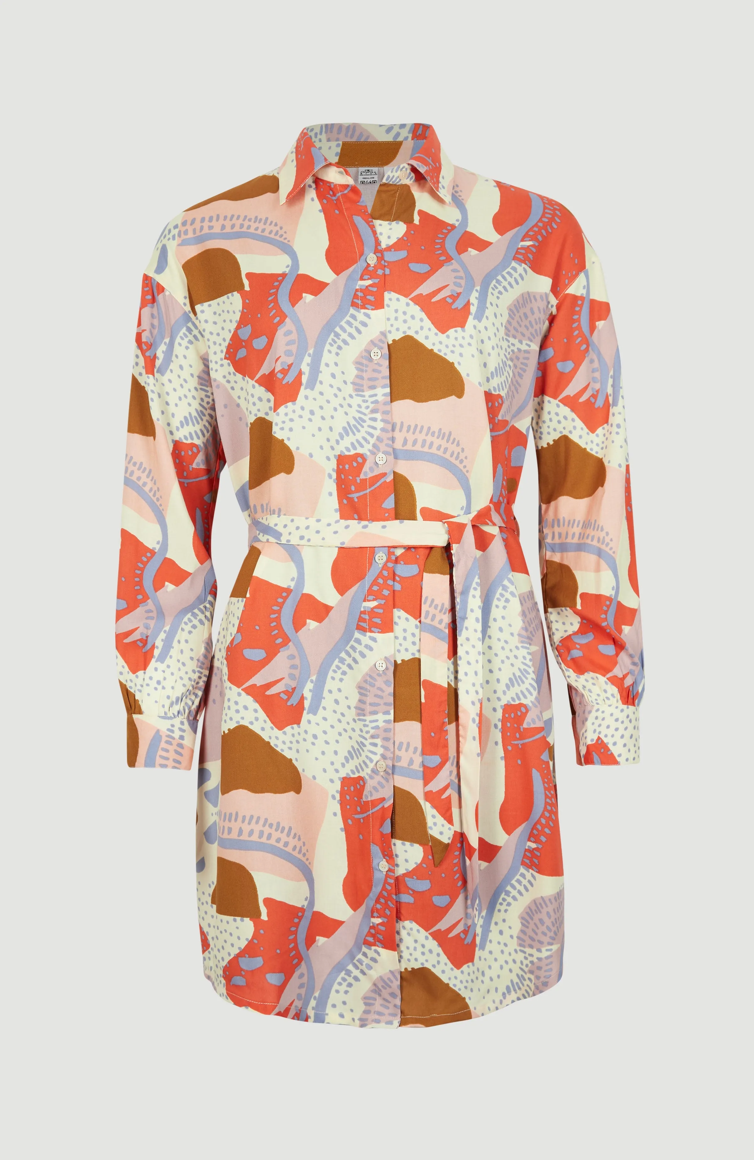 Mali Shirt Dress | Patchwork Print