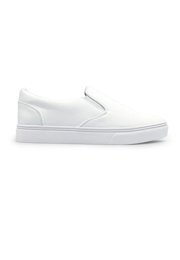 Men's White Slip Ons - Cookie Monster