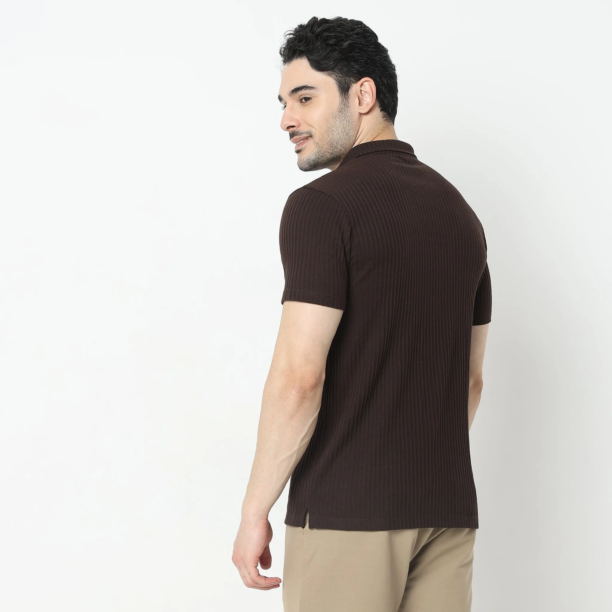 Modern Explorer Bengal Ribs - Regular Fit Polo T-Shirt