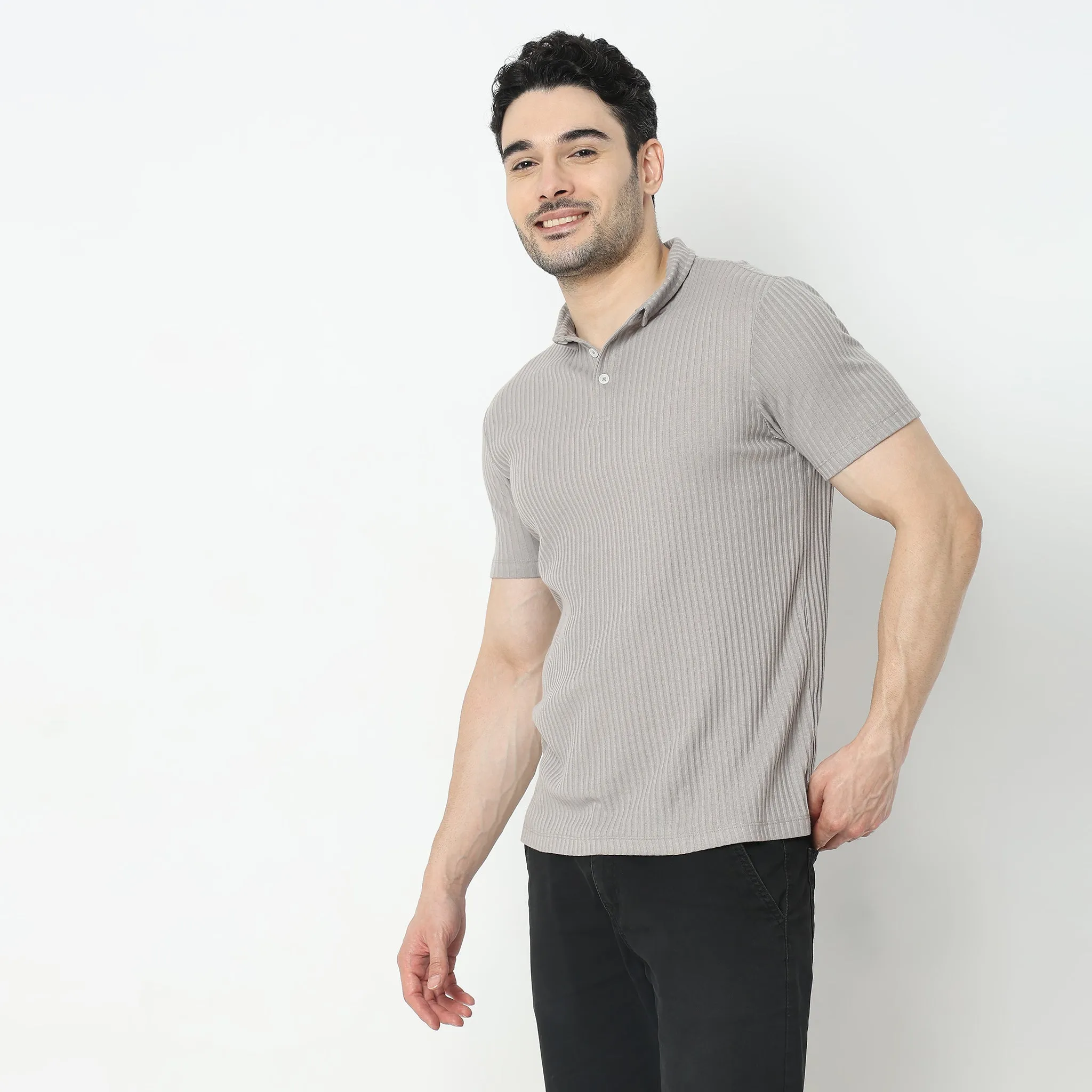 Modern Explorer Bengal Ribs - Regular Fit Polo T-Shirt