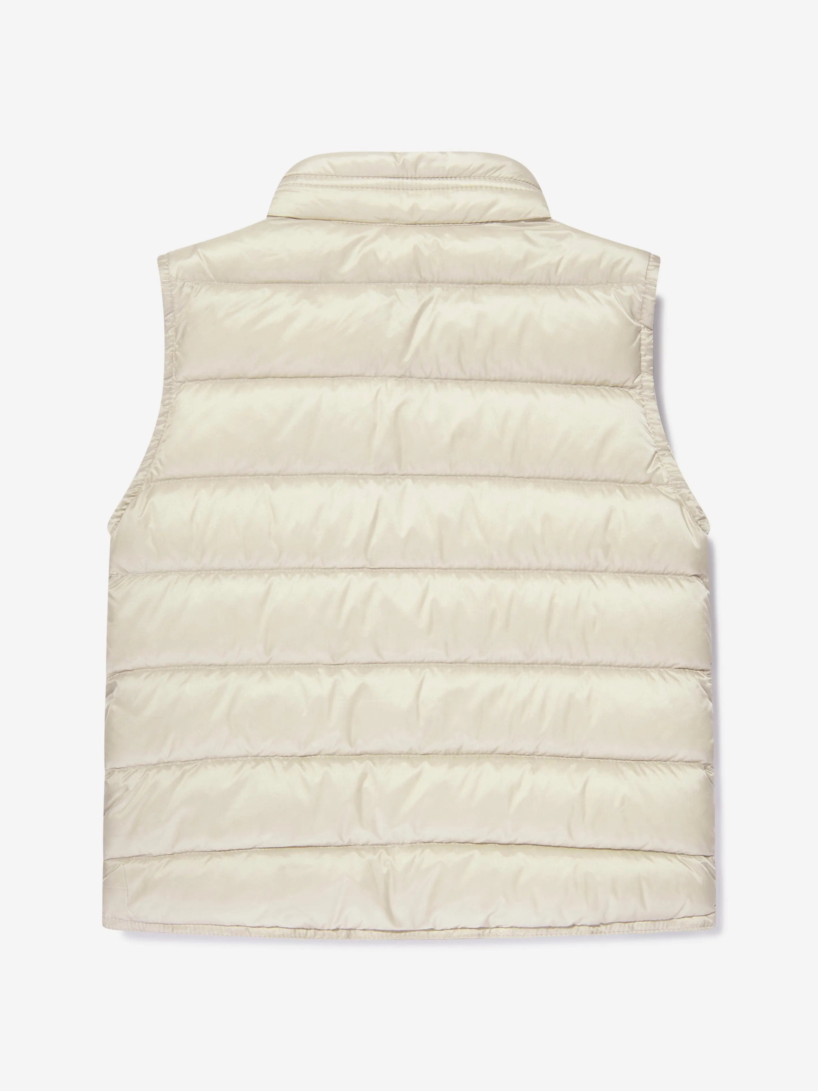 Moncler Enfant Boys Down Padded Gui Gilet in Beige