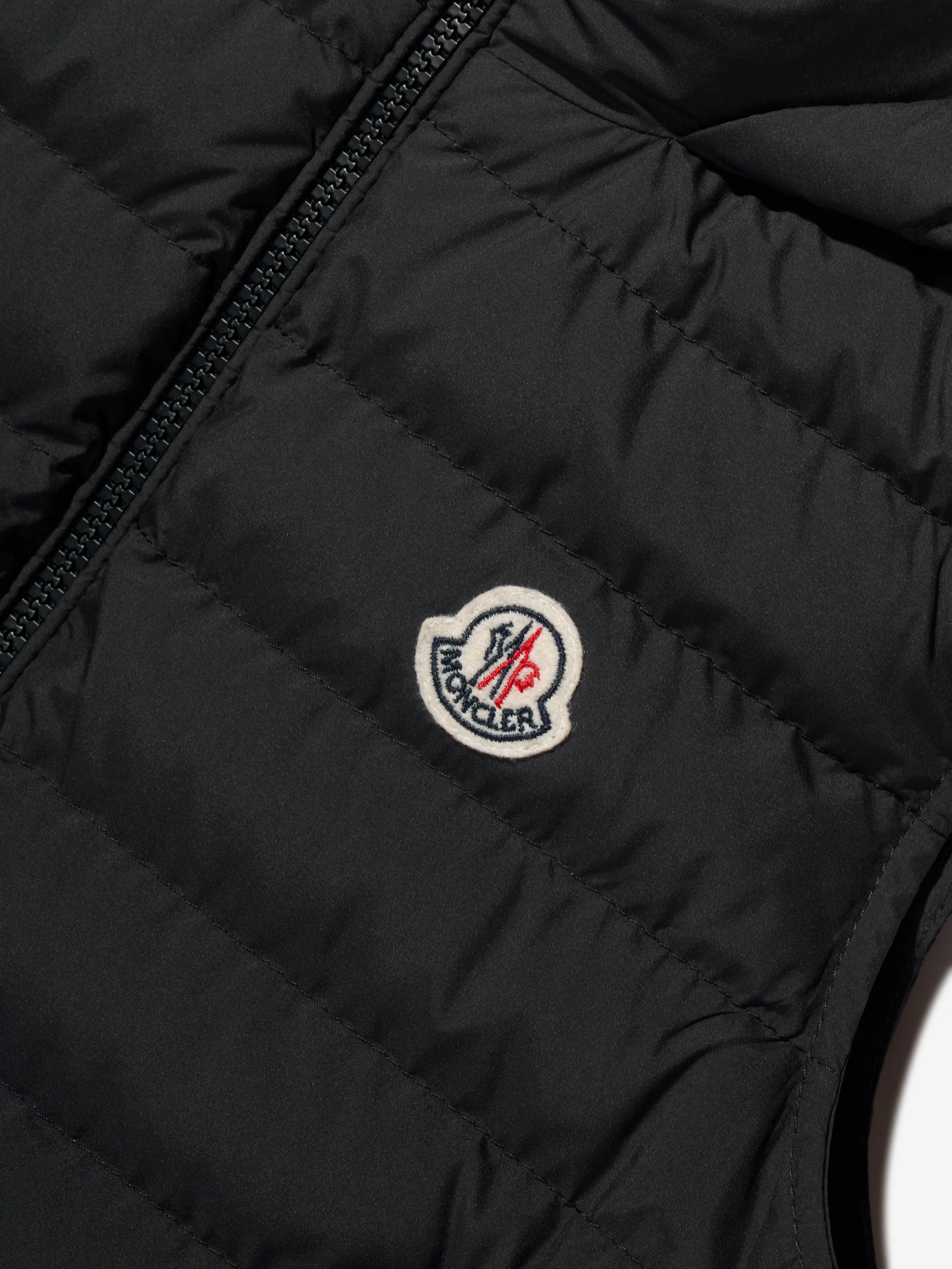 Moncler Enfant Boys Down Padded Kamaria Gilet in Black